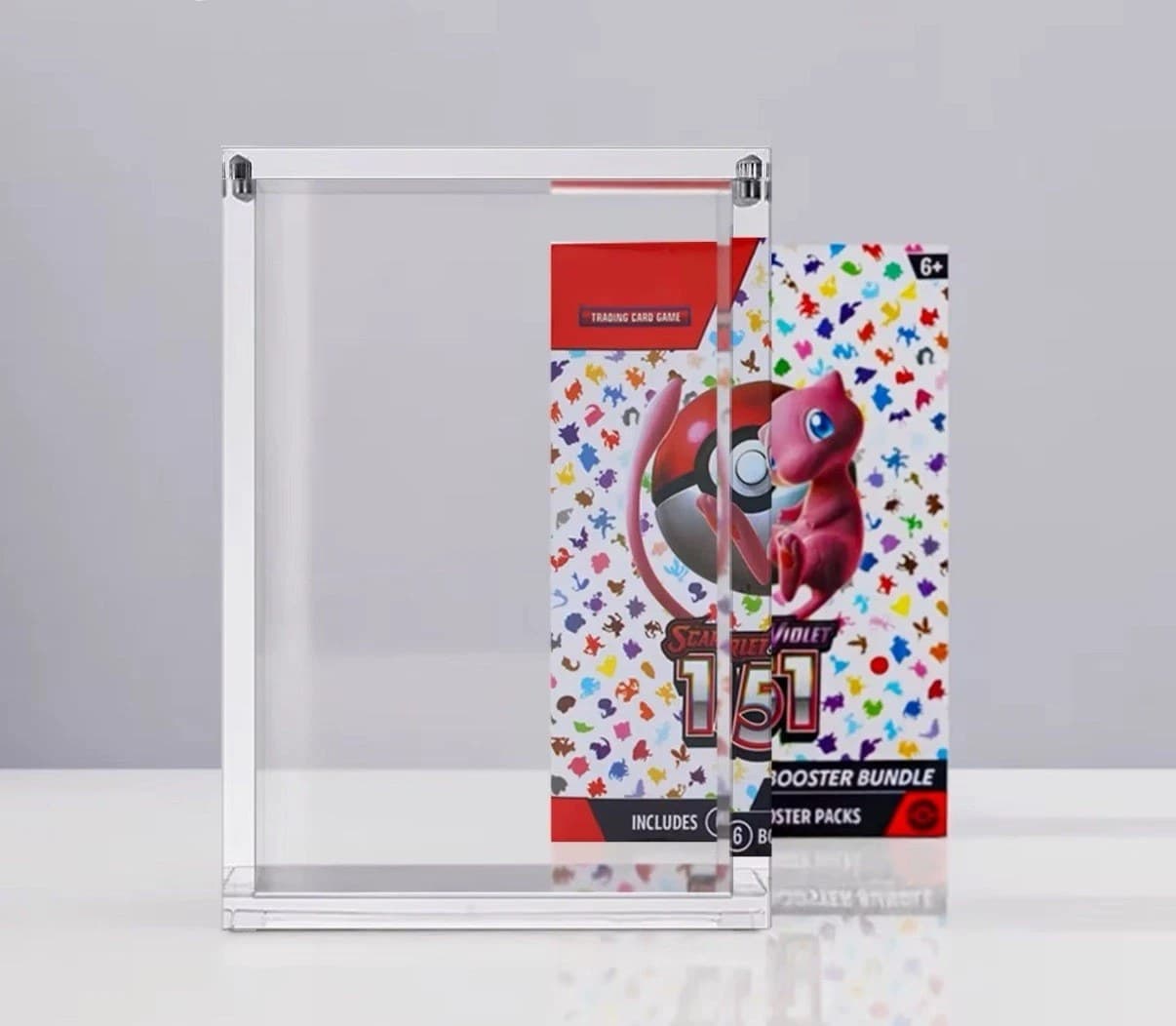 Acrylic Magnetic Case for Booster Bundles, 3 x 2.1 x 4.4 in Inside thumbnail 1