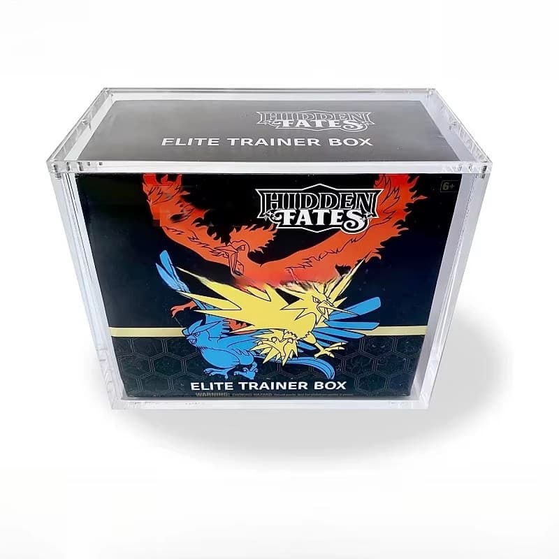 Acrylic Storage Display Box with Magnetic Top, Compatible with Pokémon Elite Trainer Box thumbnail 3