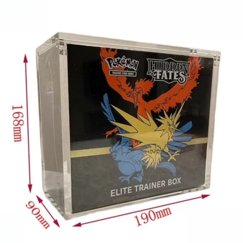 Acrylic Storage Display Box with Magnetic Top, Compatible with Pokémon Elite Trainer Box thumbnail 4