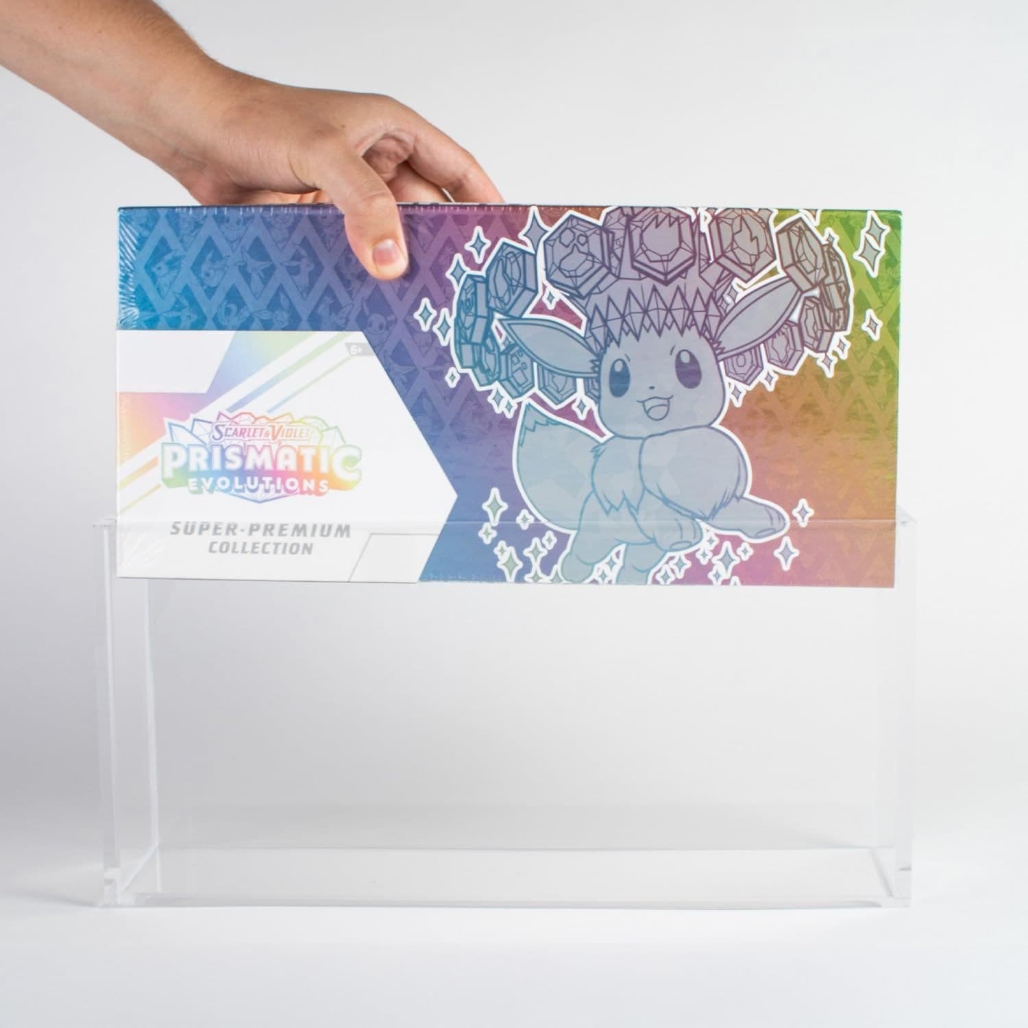 Acrylic Magnetic Display Case, Compatible with Pokémon Super Premium Collection Box thumbnail 2