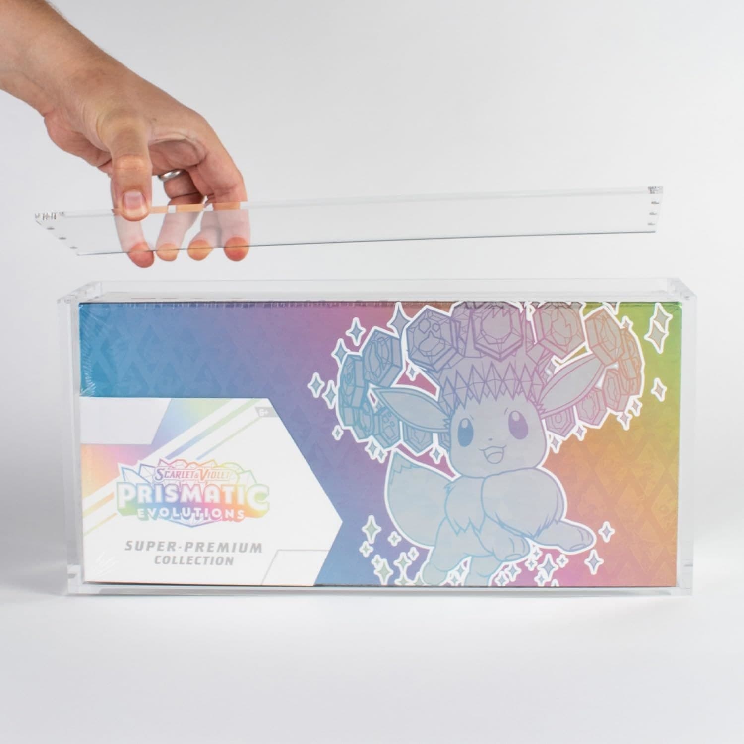 Acrylic Magnetic Display Case, Compatible with Pokémon Super Premium Collection Box thumbnail 3
