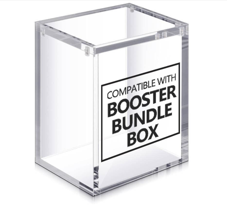 Stackable Acrylic Booster Bundle Case with Magnetic Lid, 5 mm Walls thumbnail 3