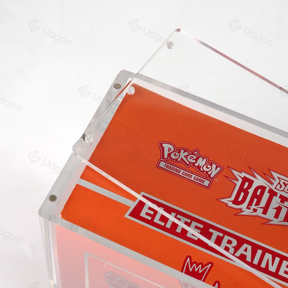 Acrylic Display Case with UV Protection and Magnetic Lid, Compatible with Pokémon Elite Trainer Box thumbnail 5