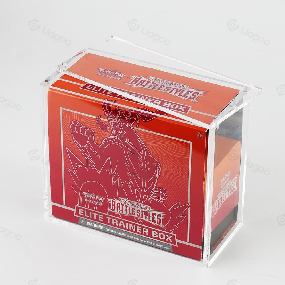 Acrylic Display Case with UV Protection and Magnetic Lid, Compatible with Pokémon Elite Trainer Box thumbnail 6
