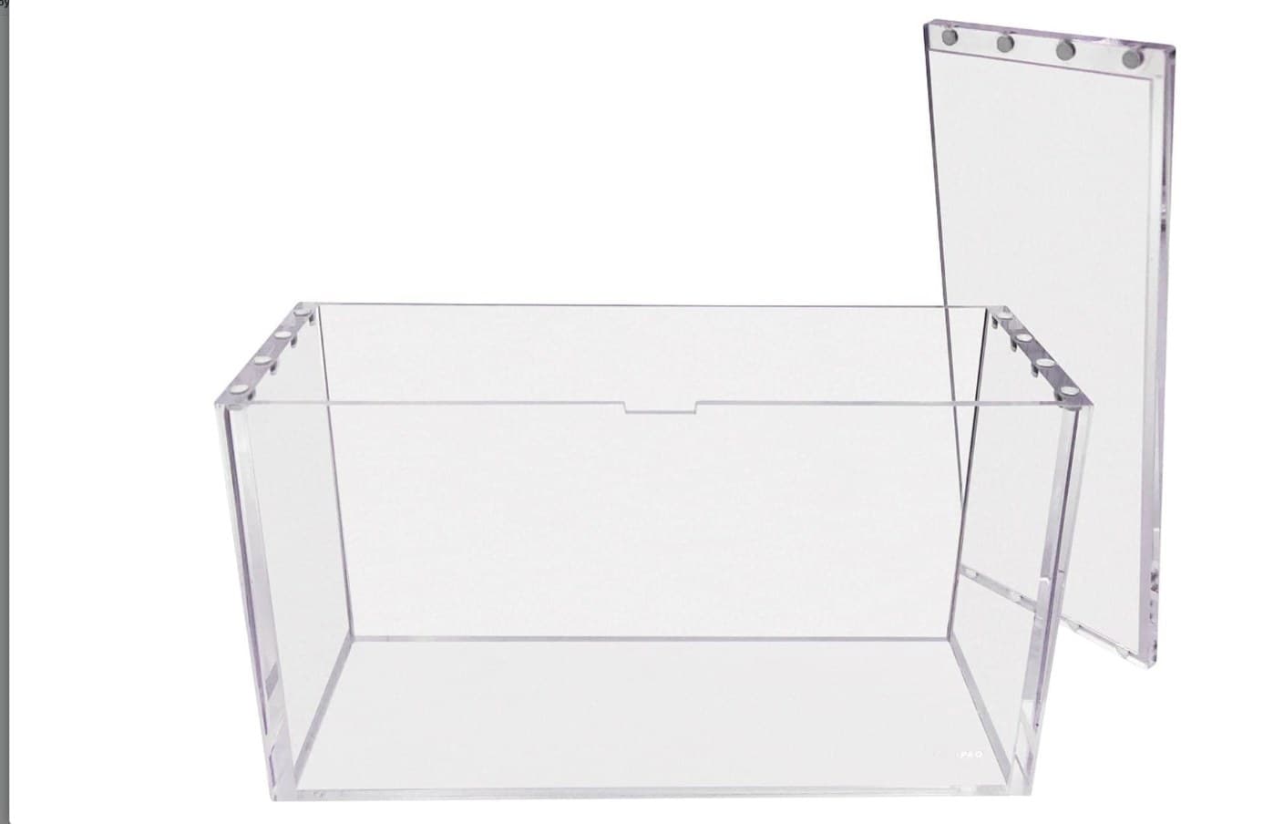 Stackable 4 mm Acrylic Booster Box Case, Magnetic Lid, Compatible with MTG Play Booster Box thumbnail 2