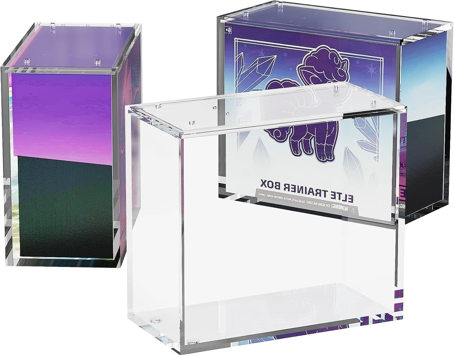 Acrylic Booster Box Case with Sliding Lid and Magnetic Lock, 8 mm Walls thumbnail 5