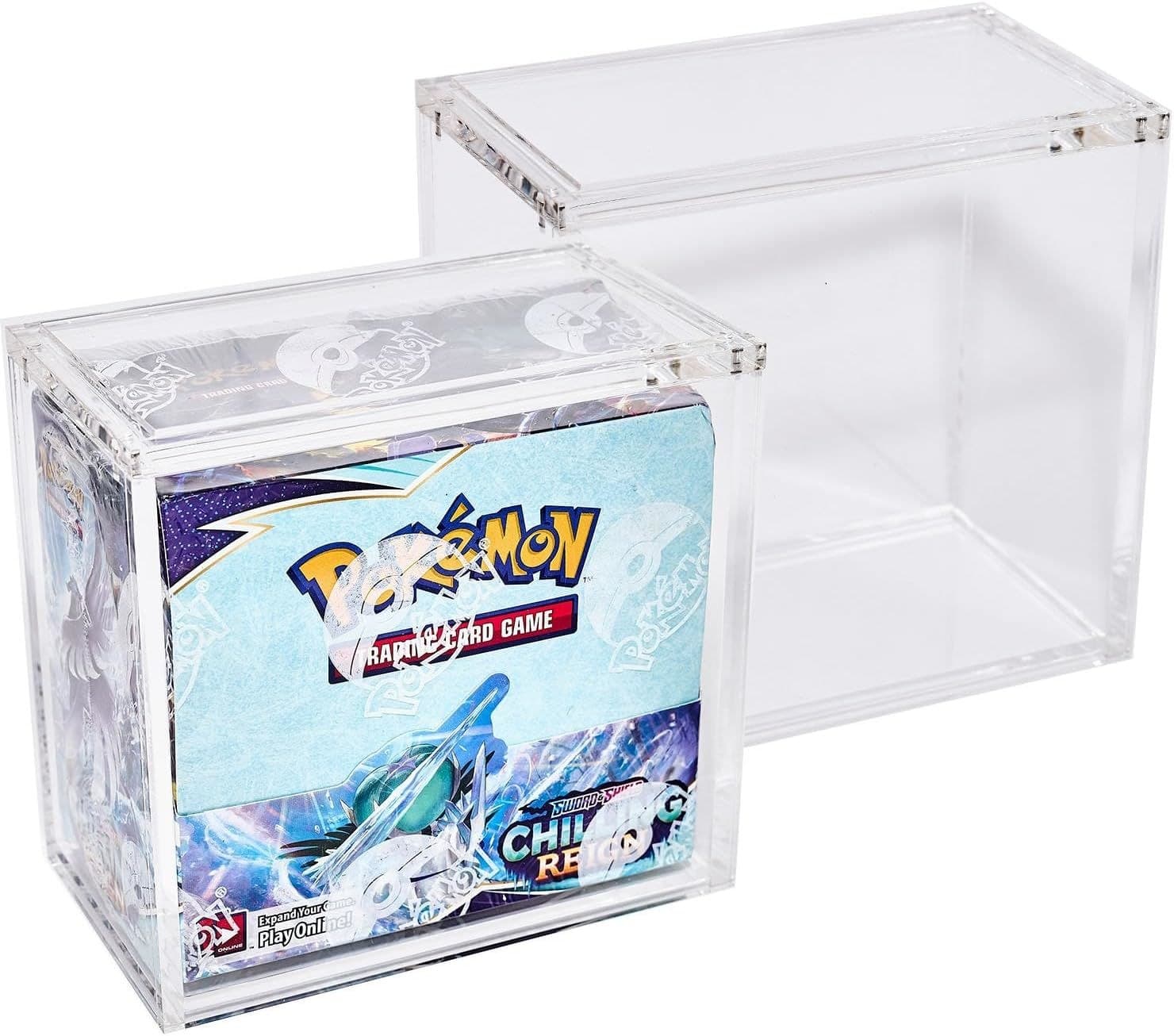 Acrylic Booster Box Protective Case, Inside 5.39 x 3.10 x 4.88 in thumbnail 3