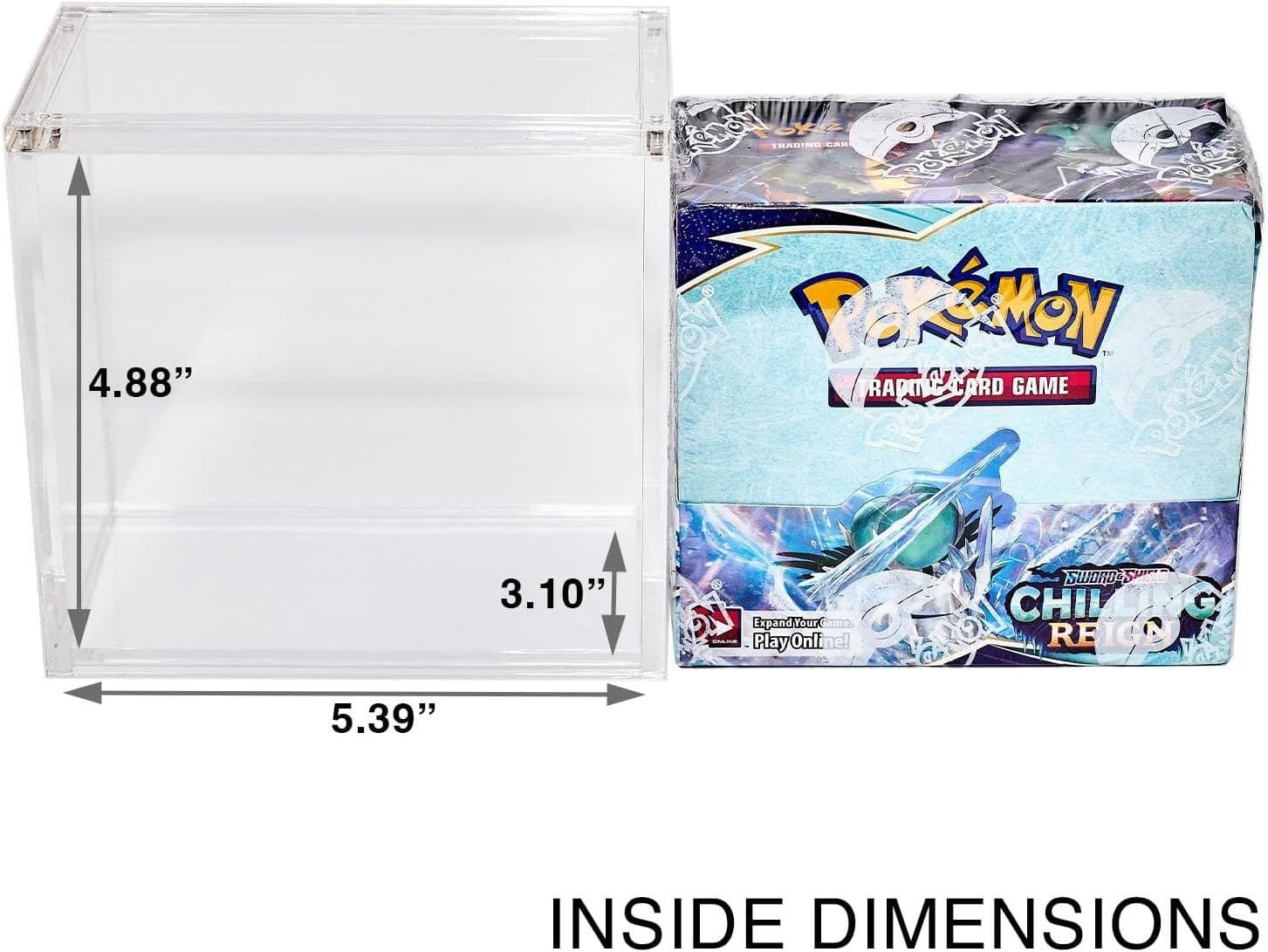 Acrylic Booster Box Protective Case, Inside 5.39 x 3.10 x 4.88 in thumbnail 4