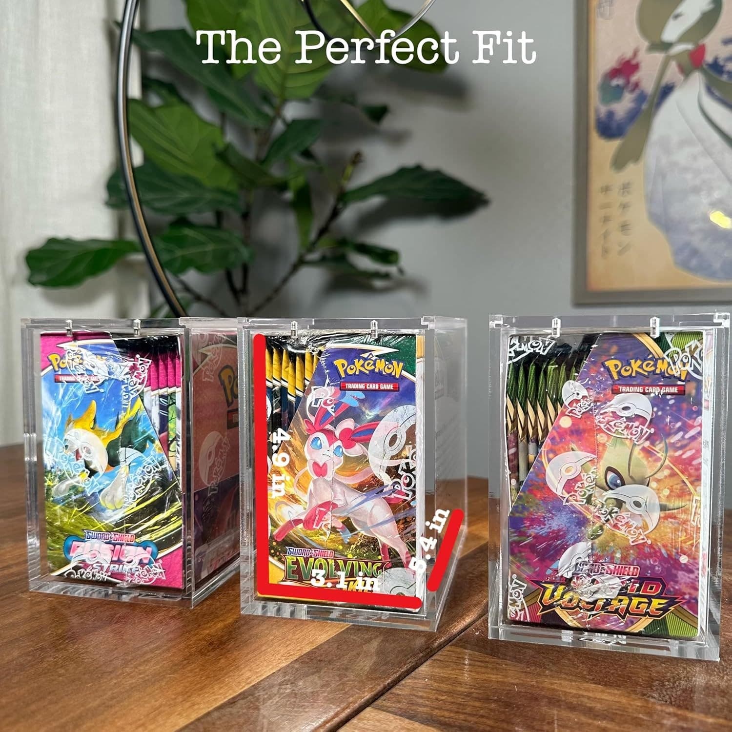 Acrylic Booster Box Protective Case, Inside 5.39 x 3.10 x 4.88 in thumbnail 5
