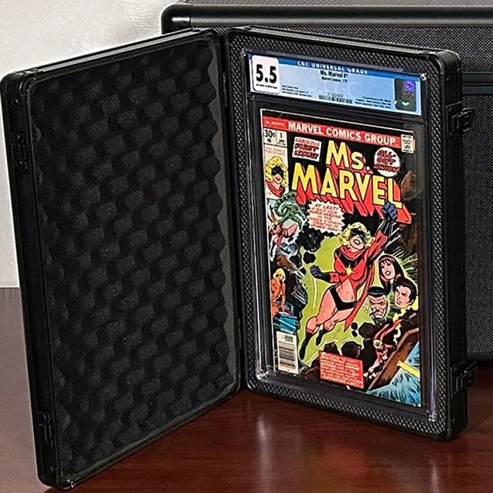 Aluminum Carrying Case for Graded Comics with Foam Interior 缩略图 2