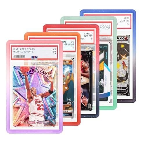 Gradient Glitter TPU Slab Bumpers, 5-Pack, Compatible with PSA Slabs thumbnail 2