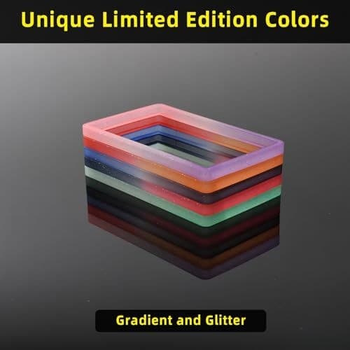 Gradient Glitter TPU Slab Bumpers, 5-Pack, Compatible with PSA Slabs thumbnail 4