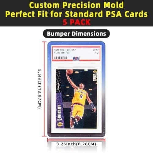 Gradient Glitter TPU Slab Bumpers, 5-Pack, Compatible with PSA Slabs thumbnail 5