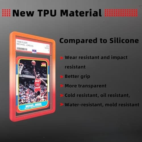 Gradient Glitter TPU Slab Bumpers, 5-Pack, Compatible with PSA Slabs thumbnail 6