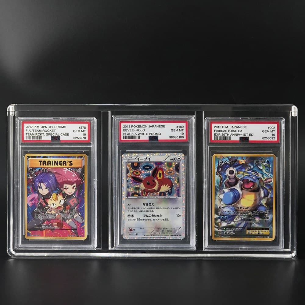 3-Slot Acrylic Graded Slab Display Case thumbnail 6