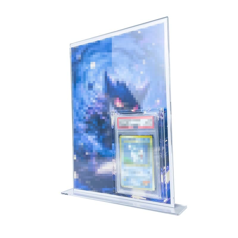 Acrylic Graded Card Display Stand with Art Backdrop Panel thumbnail 6