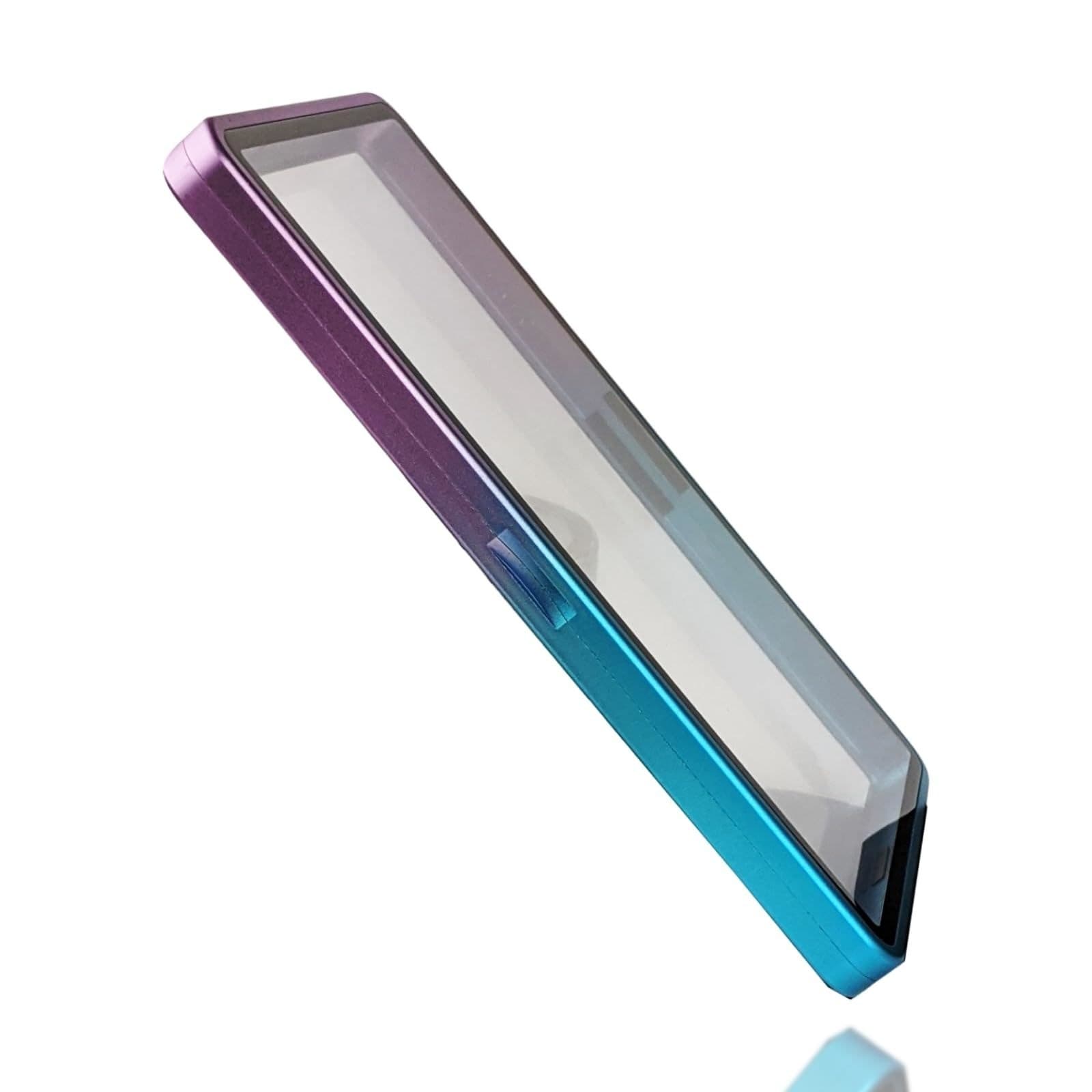 Colored Metal Magnetic Slab Case with Tempered Glass thumbnail 3