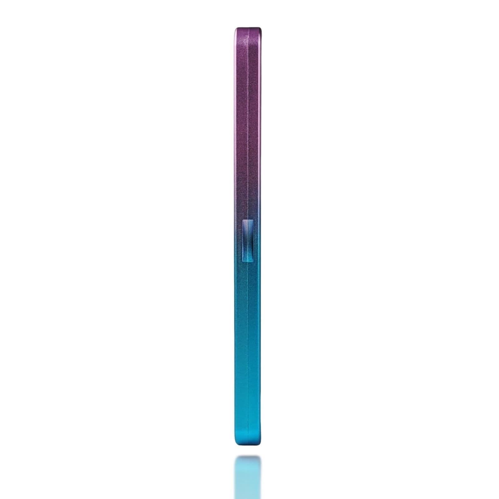 Colored Metal Magnetic Slab Case with Tempered Glass thumbnail 4
