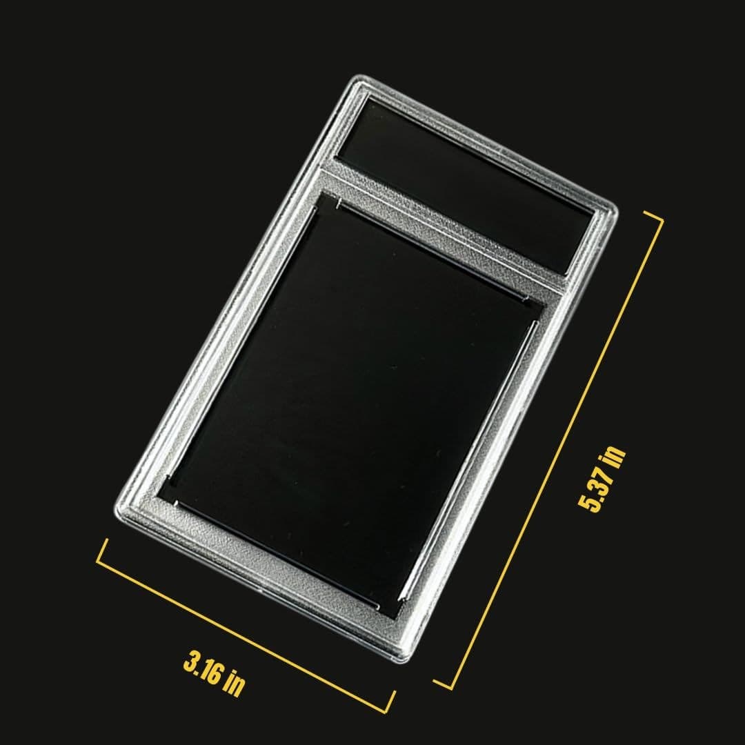 Acrylic Magnetic Graded Slab Case with Frosted Border, 3.16 x 5.37 in