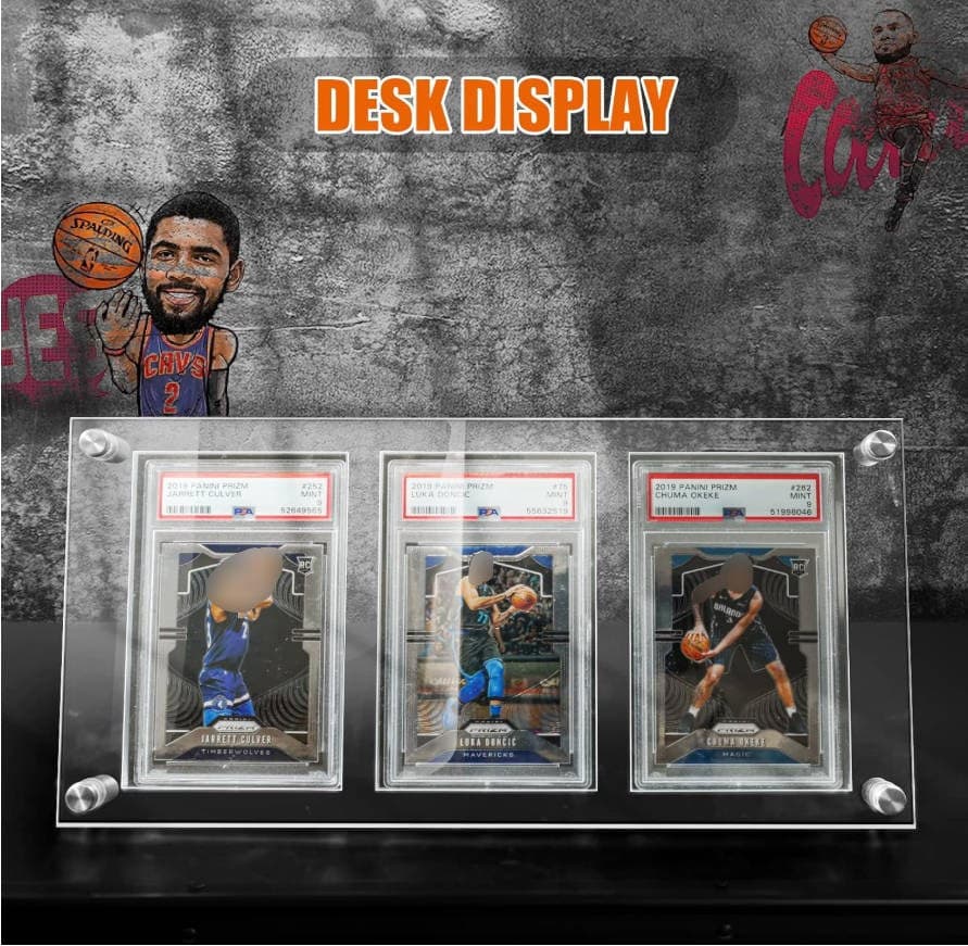 Acrylic Magnetic 3-Slab Display Frame with Stand and Wall Kit thumbnail 2