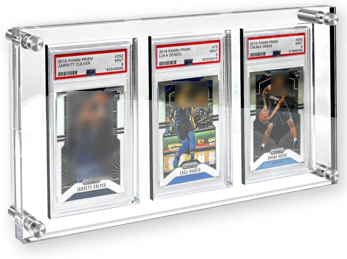 Acrylic Magnetic 3-Slab Display Frame with Stand and Wall Kit thumbnail 1