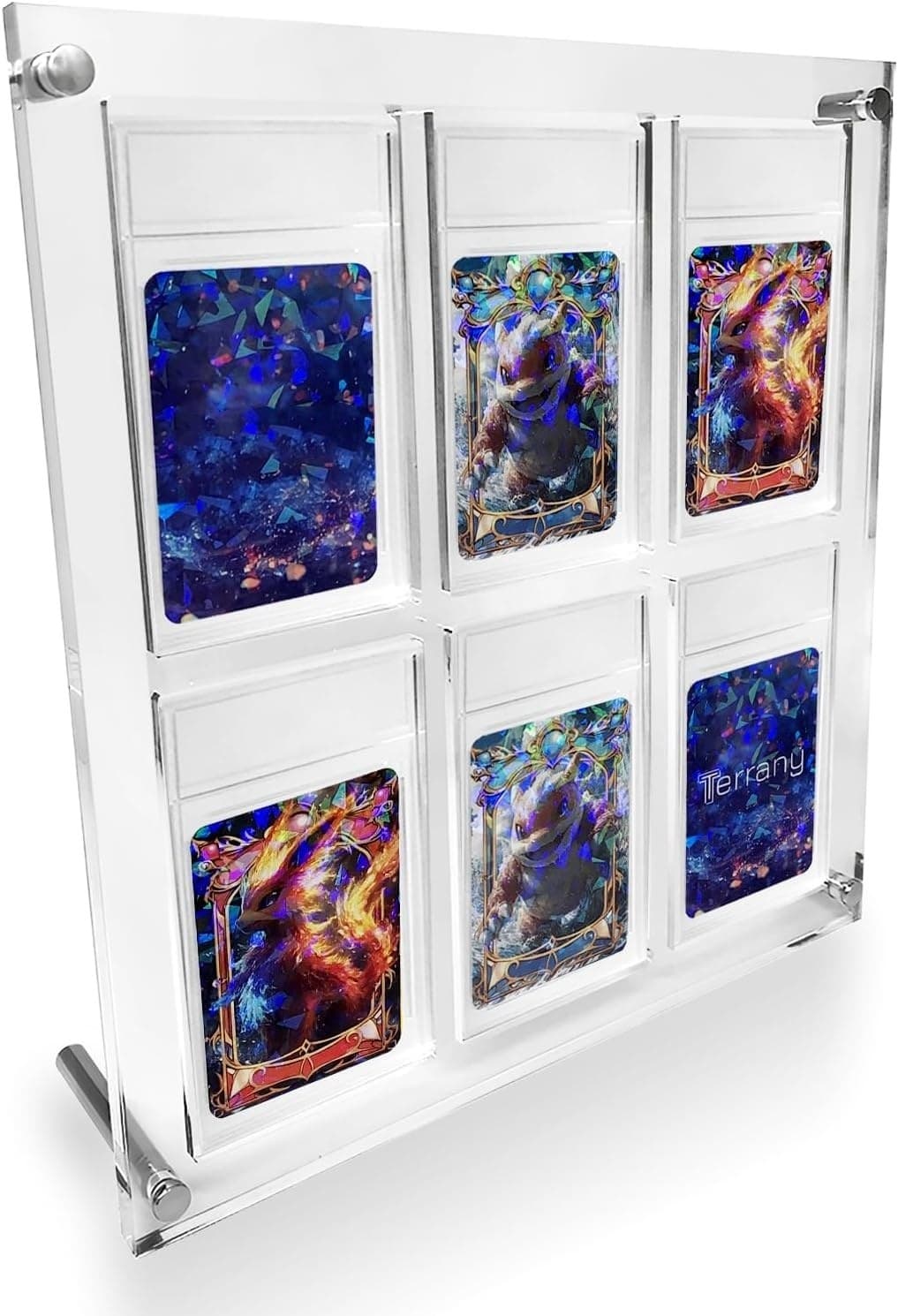 Free-Standing Acrylic Graded Card Display Frame, 6 Slots thumbnail 1