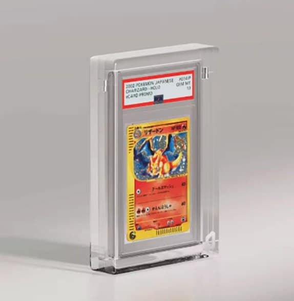 Thick Acrylic Graded Slab Display Case, Hidden Magnetic Closure, Compatible with PSA Slabs 缩略图 2