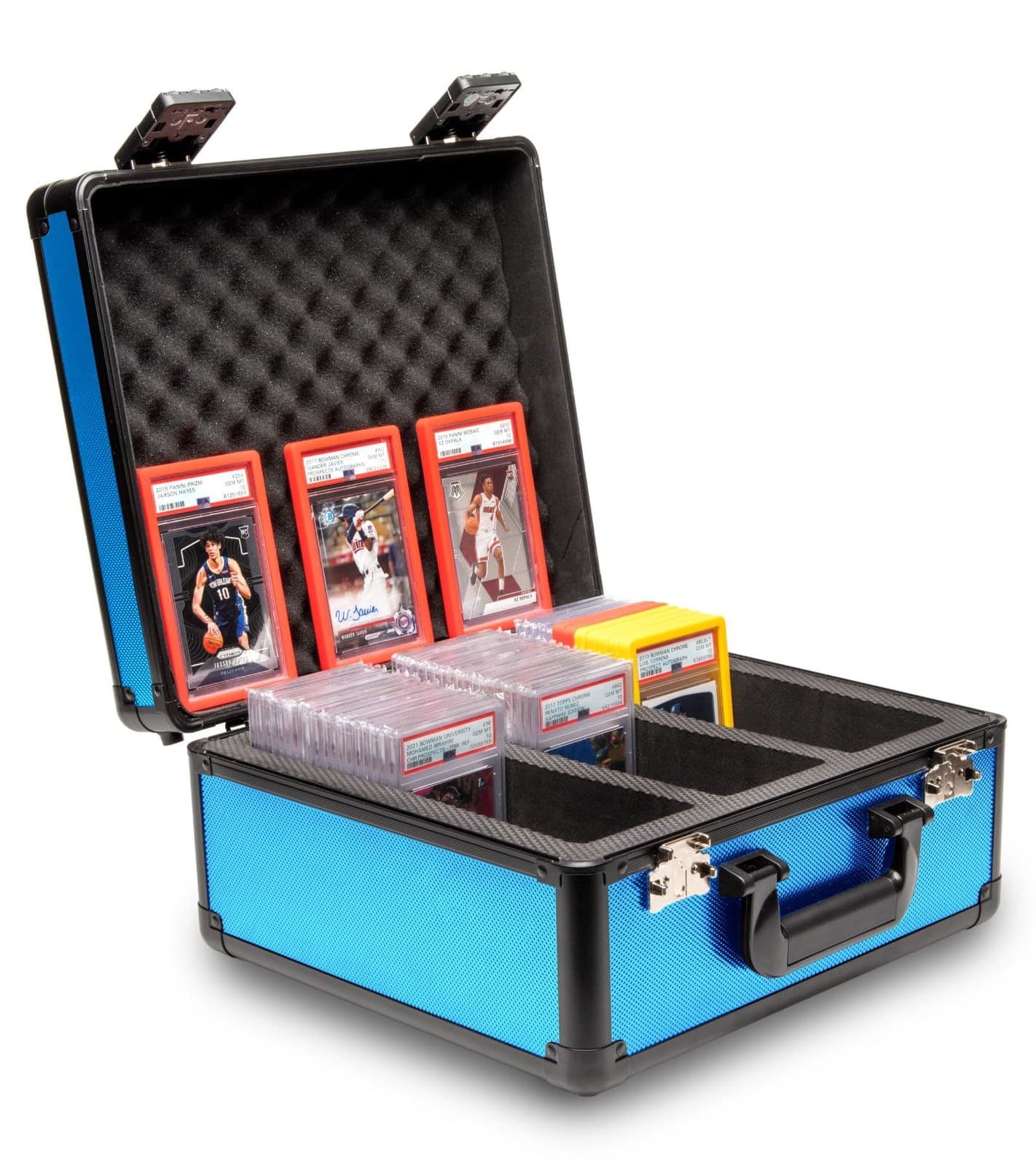 Aluminum Briefcase-Style Graded Card Case with Lock, Multiple Colors 缩略图 3