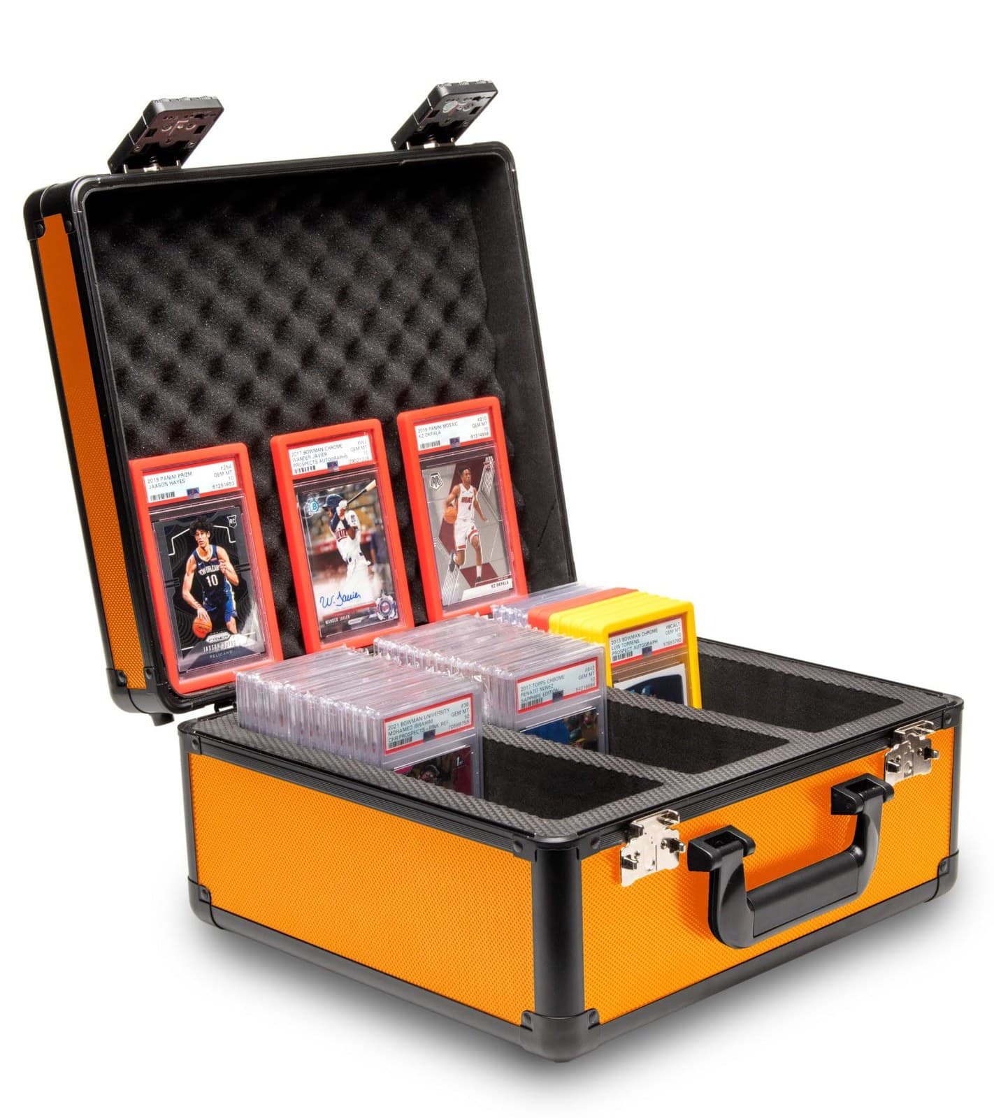 Aluminum Briefcase-Style Graded Card Case with Lock, Multiple Colors 缩略图 6