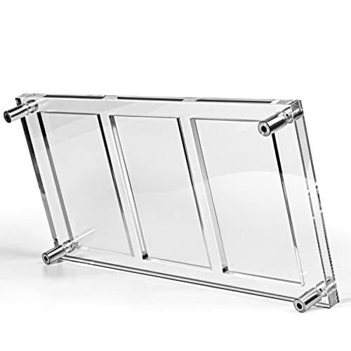 Wall-Mounted Acrylic Graded Slab Display Frame, 3 Slots, Compatible with PSA Slabs thumbnail 1