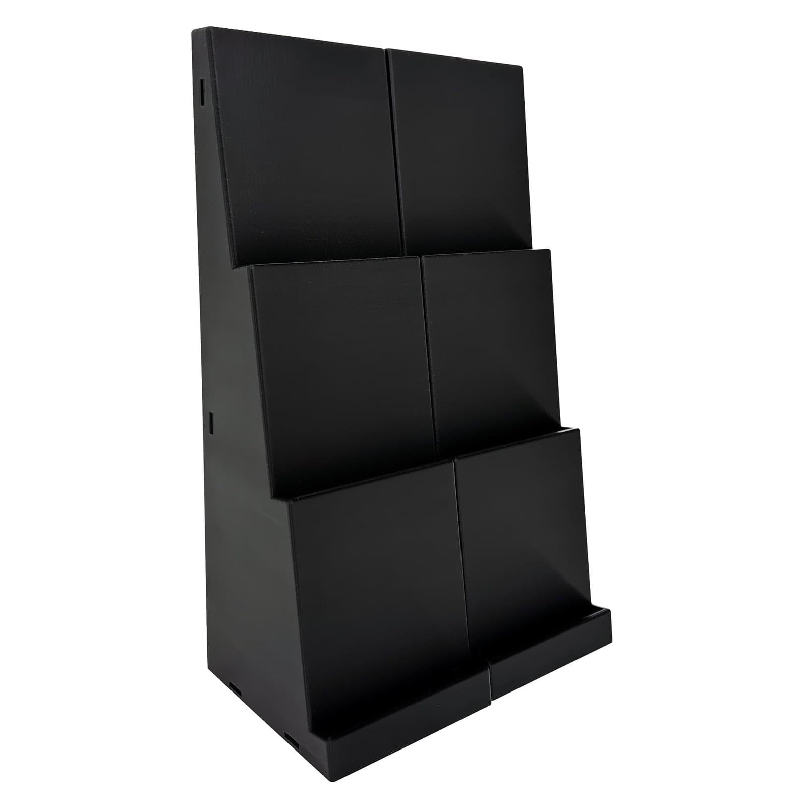 Black Tiered Display Stand for Graded Cards, 3 Steps thumbnail 1