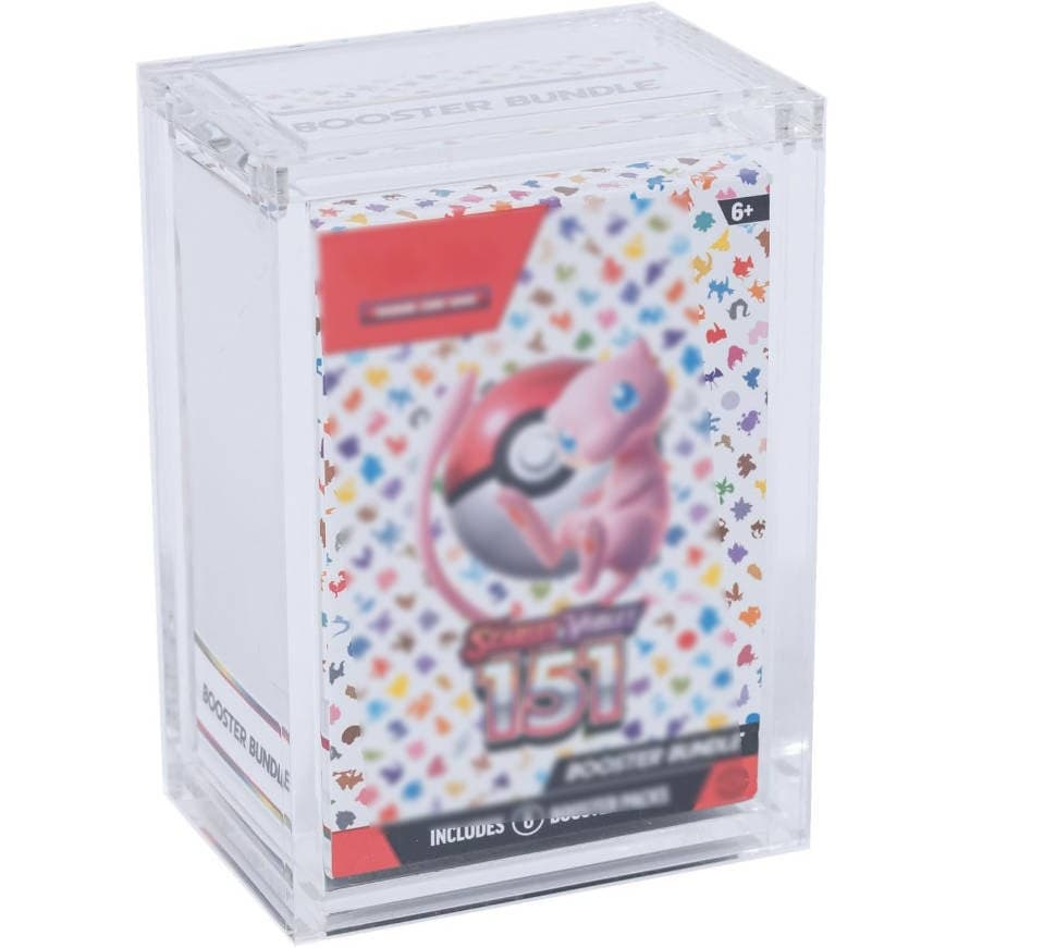 Acrylic Booster Bundle Display Case, Inside 3.11 x 2.20 x 4.41 in thumbnail 4