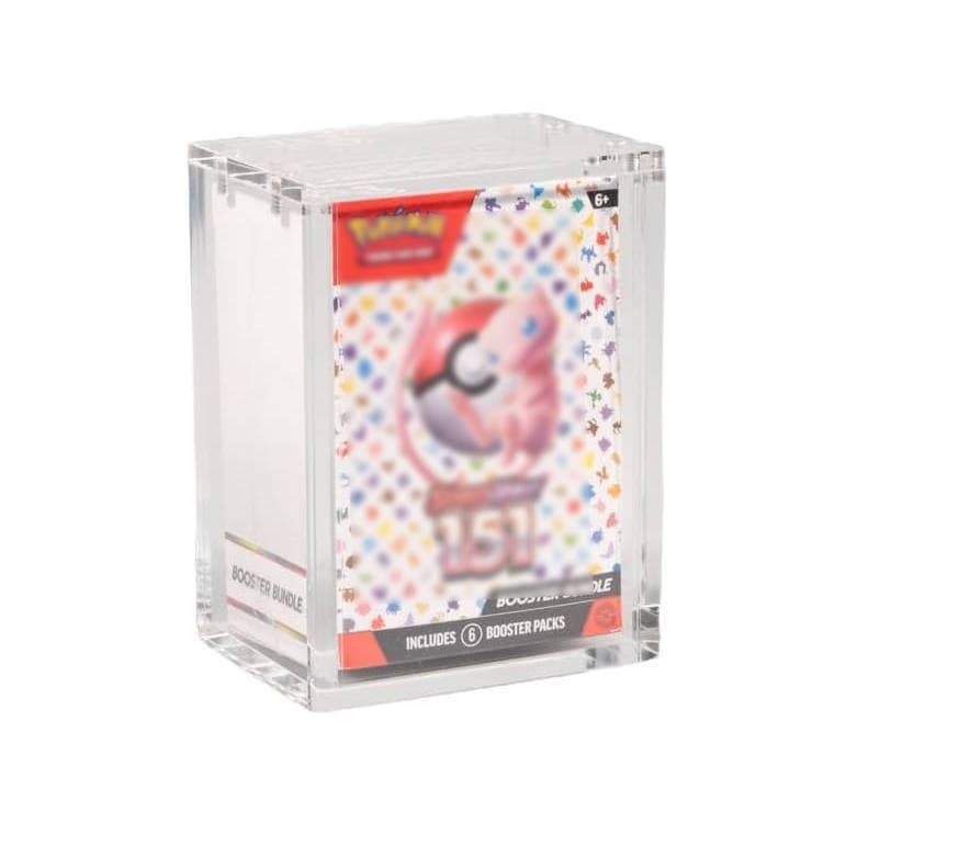 Acrylic Booster Bundle Display Case, Inside 3.11 x 2.20 x 4.41 in thumbnail 5