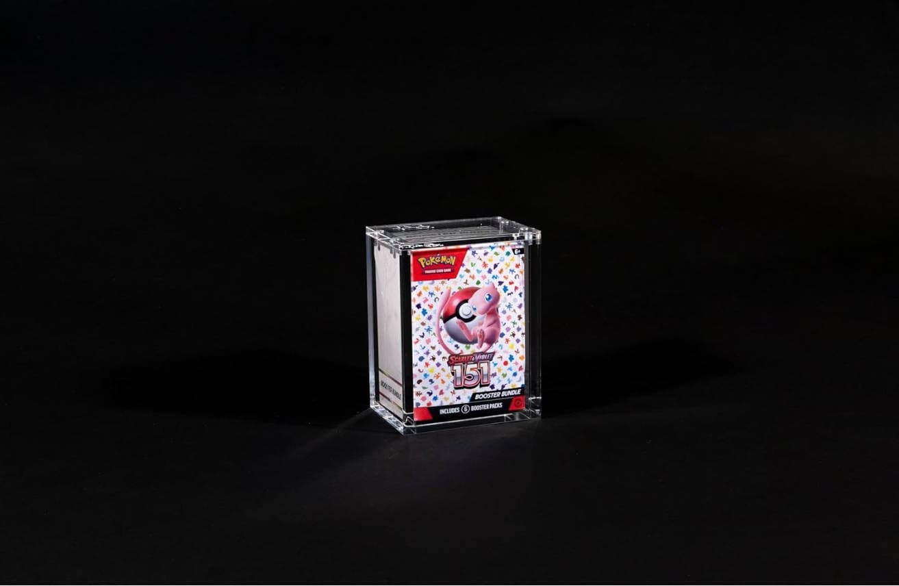 Acrylic Booster Bundle Display Case, Inside 3.11 x 2.20 x 4.41 in thumbnail 6