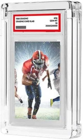 Clear Acrylic Holder for Graded Cards with Top Cap thumbnail 5