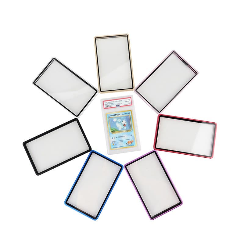 Metal Graded Card Protector with UV-Resistant Window and Magnetic Closure thumbnail 3