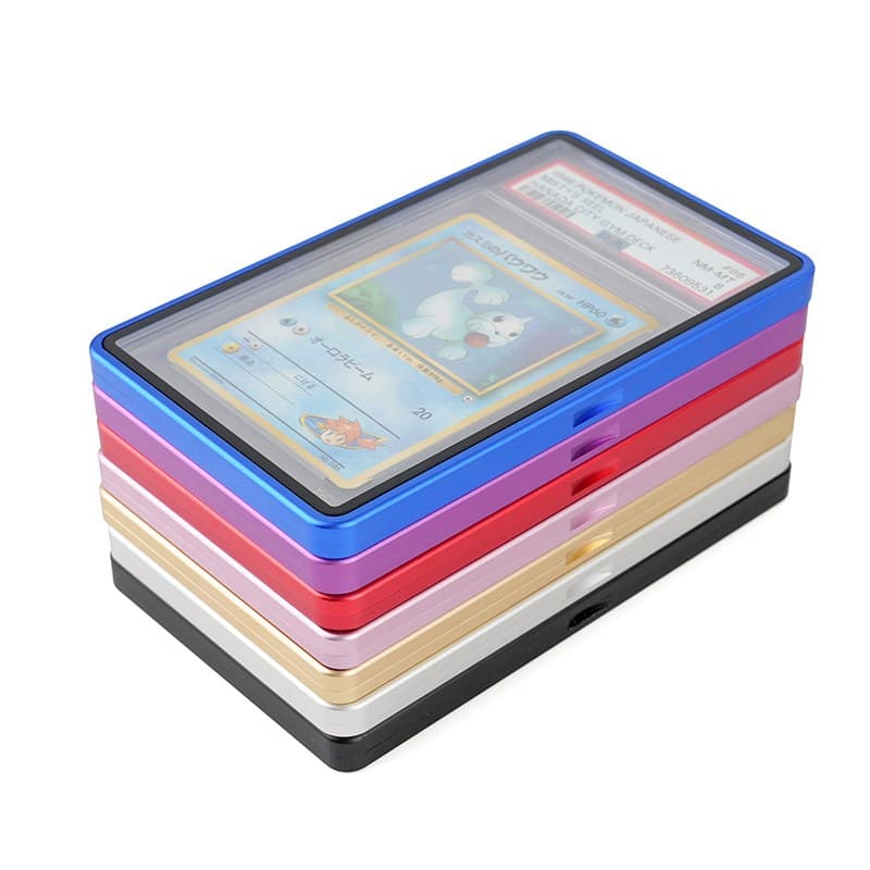 Metal Graded Card Protector with UV-Resistant Window and Magnetic Closure thumbnail 5