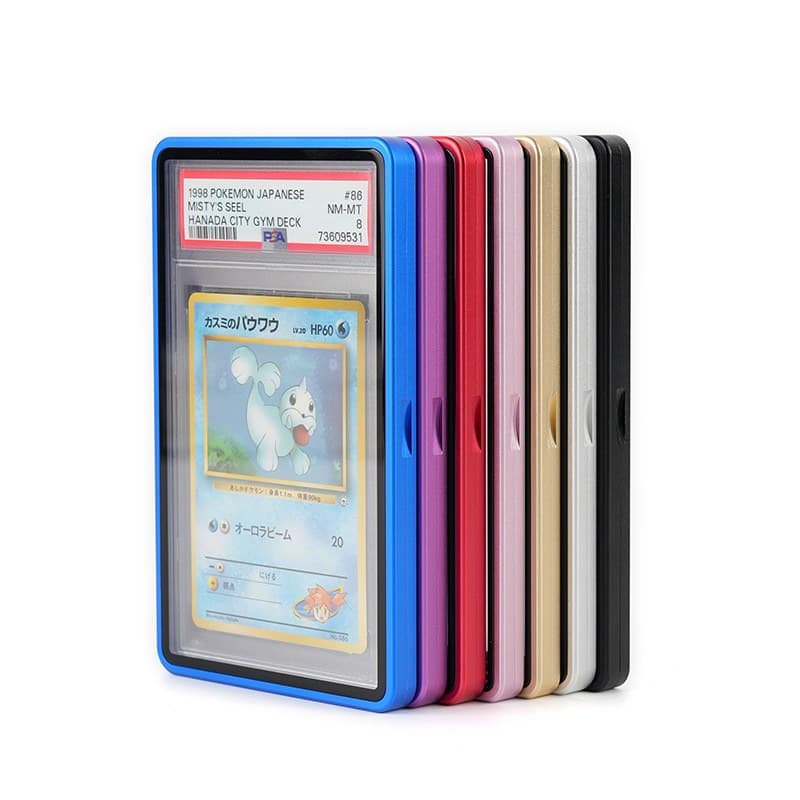 Metal Graded Card Protector with UV-Resistant Window and Magnetic Closure thumbnail 1