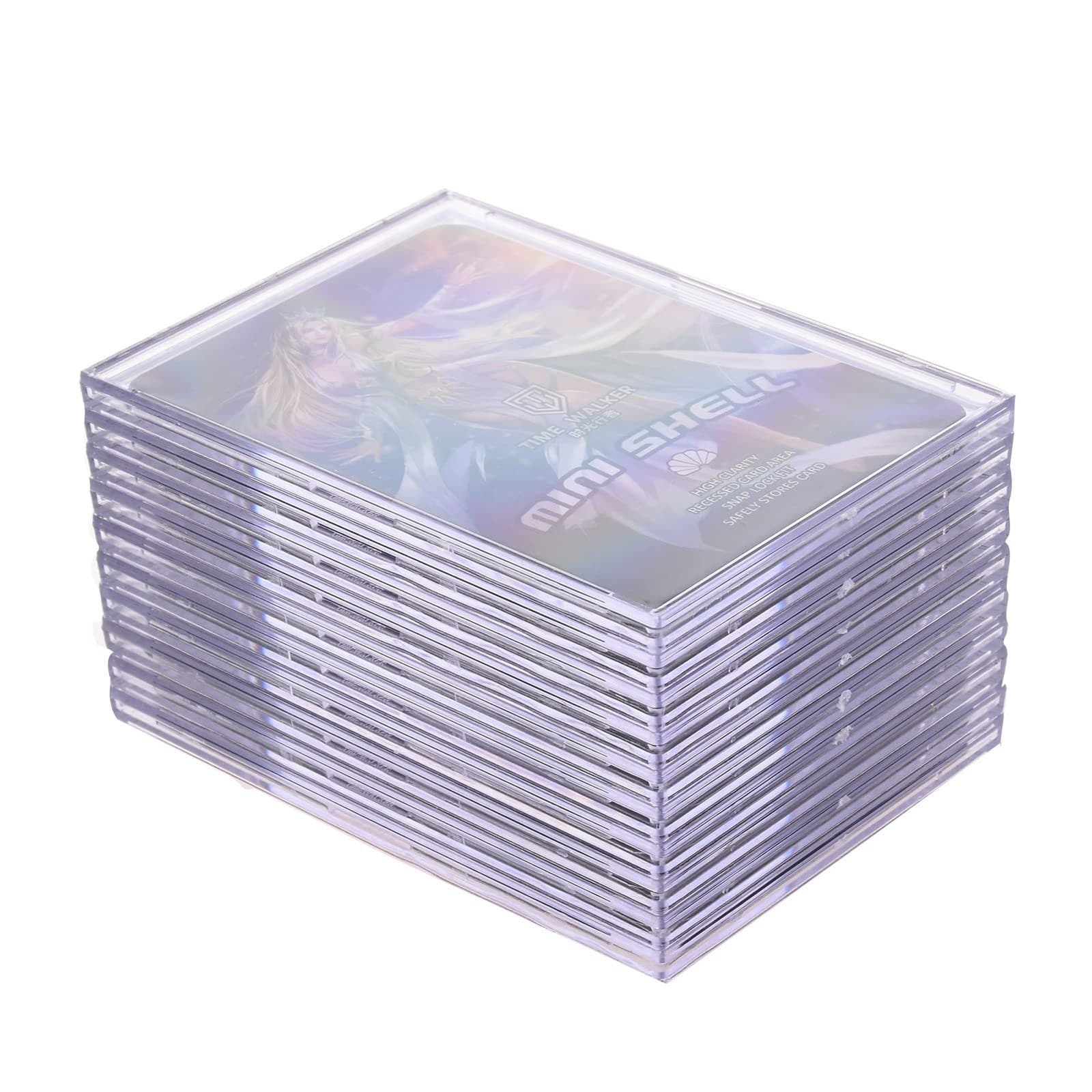 Scallop-Edge Magnetic Acrylic Card Holder, 2.6 x 3.7 in thumbnail 2