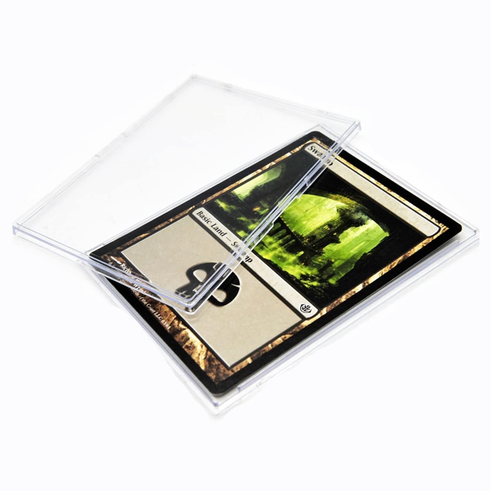 Scallop-Edge Magnetic Acrylic Card Holder, 2.6 x 3.7 in thumbnail 4