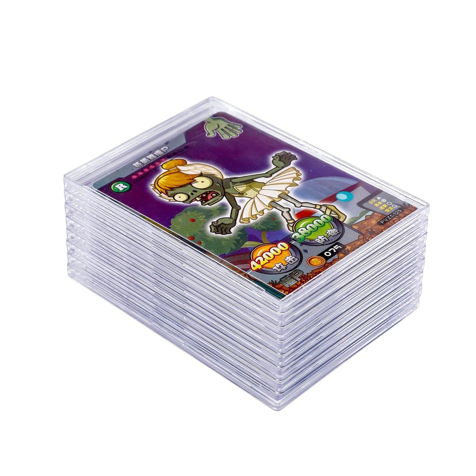 Scallop-Edge Magnetic Acrylic Card Holder, 2.6 x 3.7 in thumbnail 5