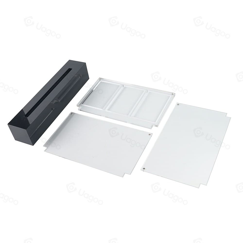 LED-Lit Acrylic Display Stand for 3 Graded Slabs thumbnail 6