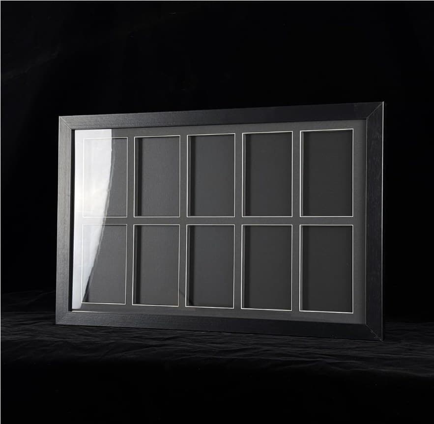 Wall-Mounted Graded Slab Display Frame, 5 Slots, 18.9 x 6.7 in thumbnail 3