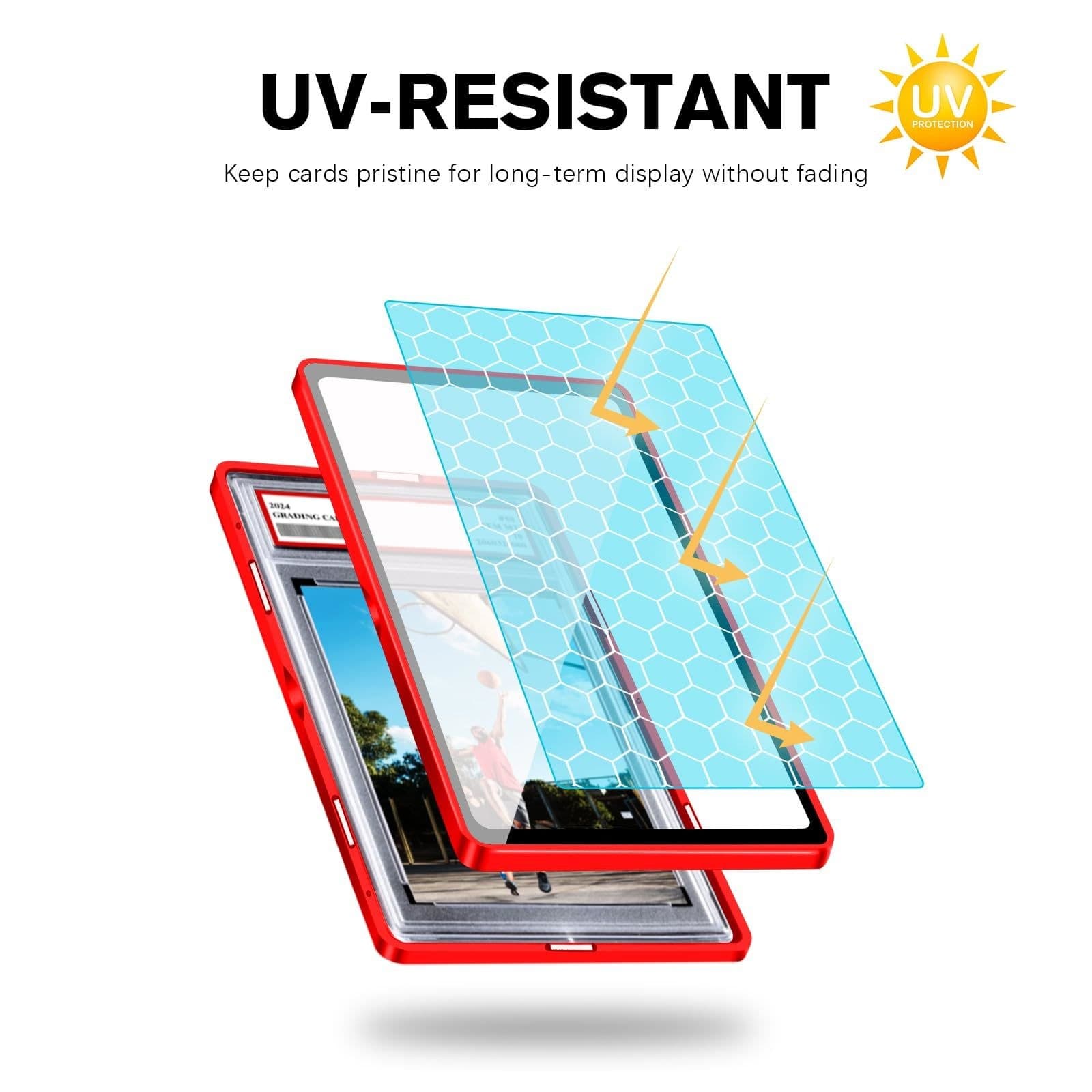 Aluminum Magnetic Slab Case, 5.6 x 3.4 x 0.4 in, UV-Resistant, Compatible with PSA Slabs thumbnail 5