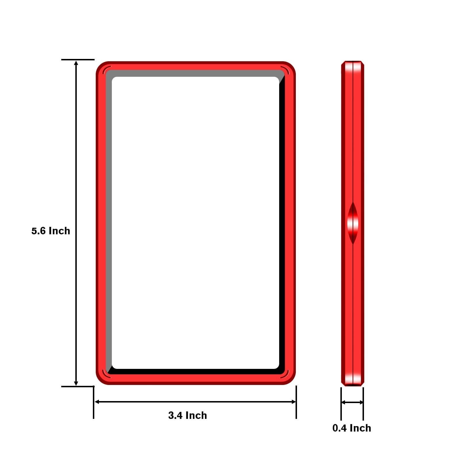 Aluminum Magnetic Slab Case, 5.6 x 3.4 x 0.4 in, UV-Resistant, Compatible with PSA Slabs