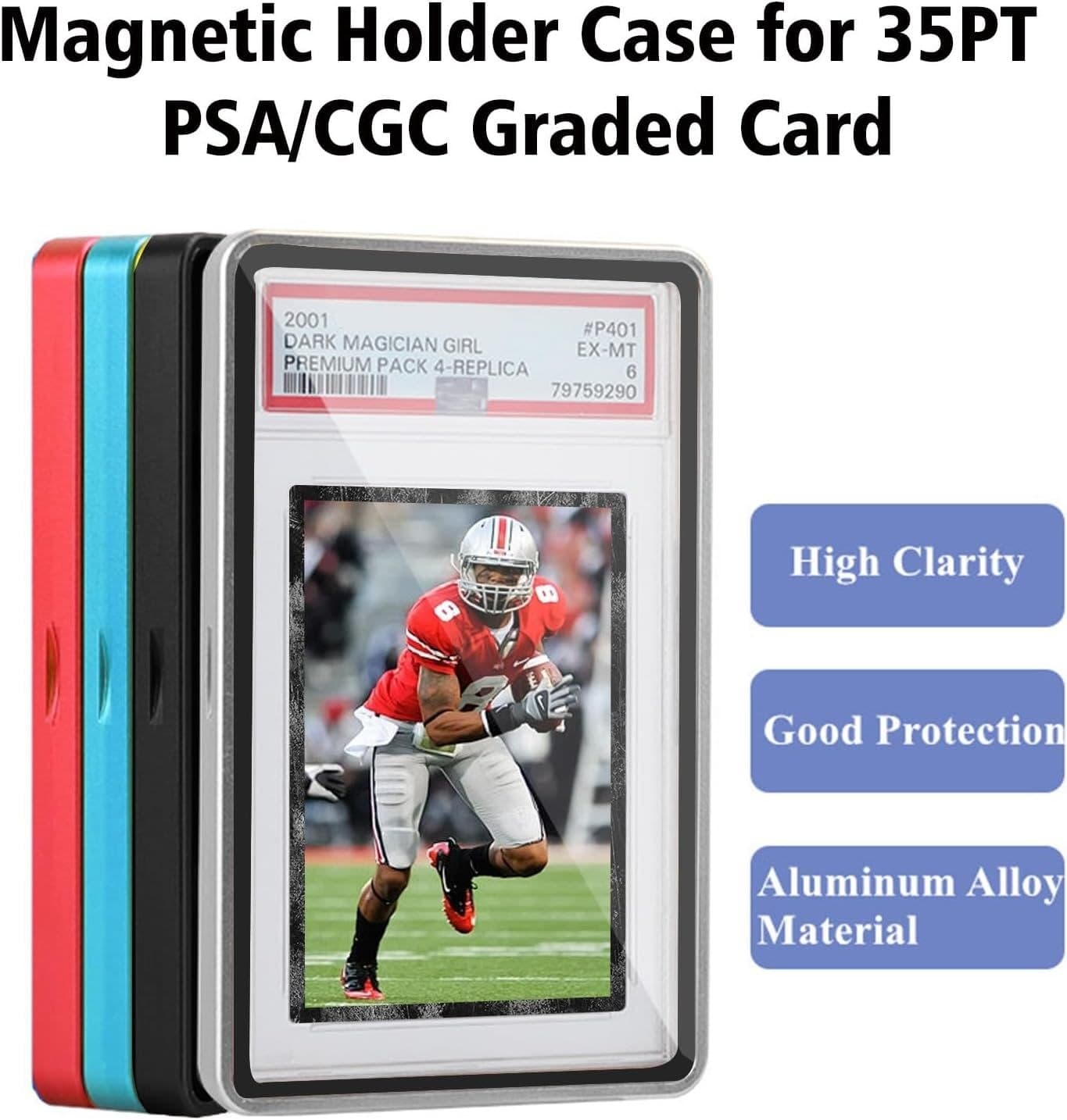 Magnetic Aluminum Slab Case, 35pt, 3.35 x 5.51 in, Compatible with PSA and CGC thumbnail 4