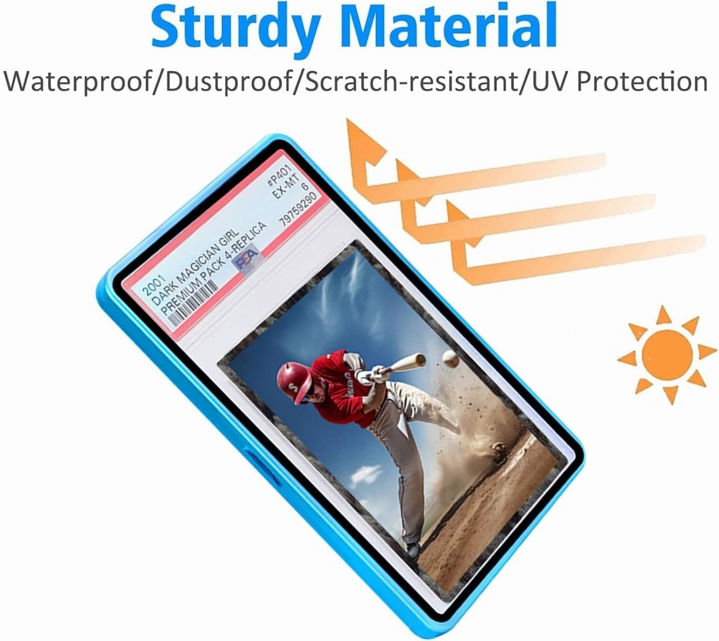 Magnetic Aluminum Slab Case, 35pt, 3.35 x 5.51 in, Compatible with PSA and CGC thumbnail 5