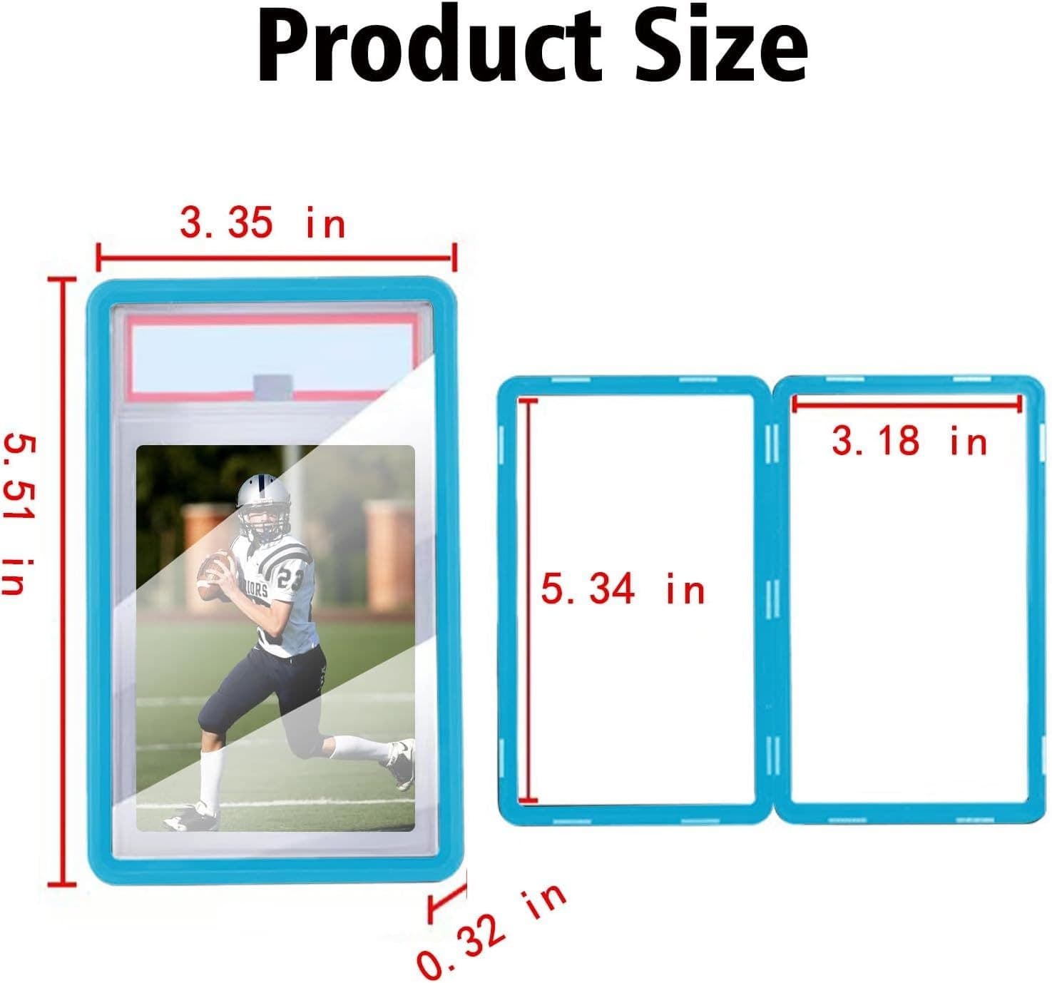 Magnetic Aluminum Slab Case, 35pt, 3.35 x 5.51 in, Compatible with PSA and CGC thumbnail 1