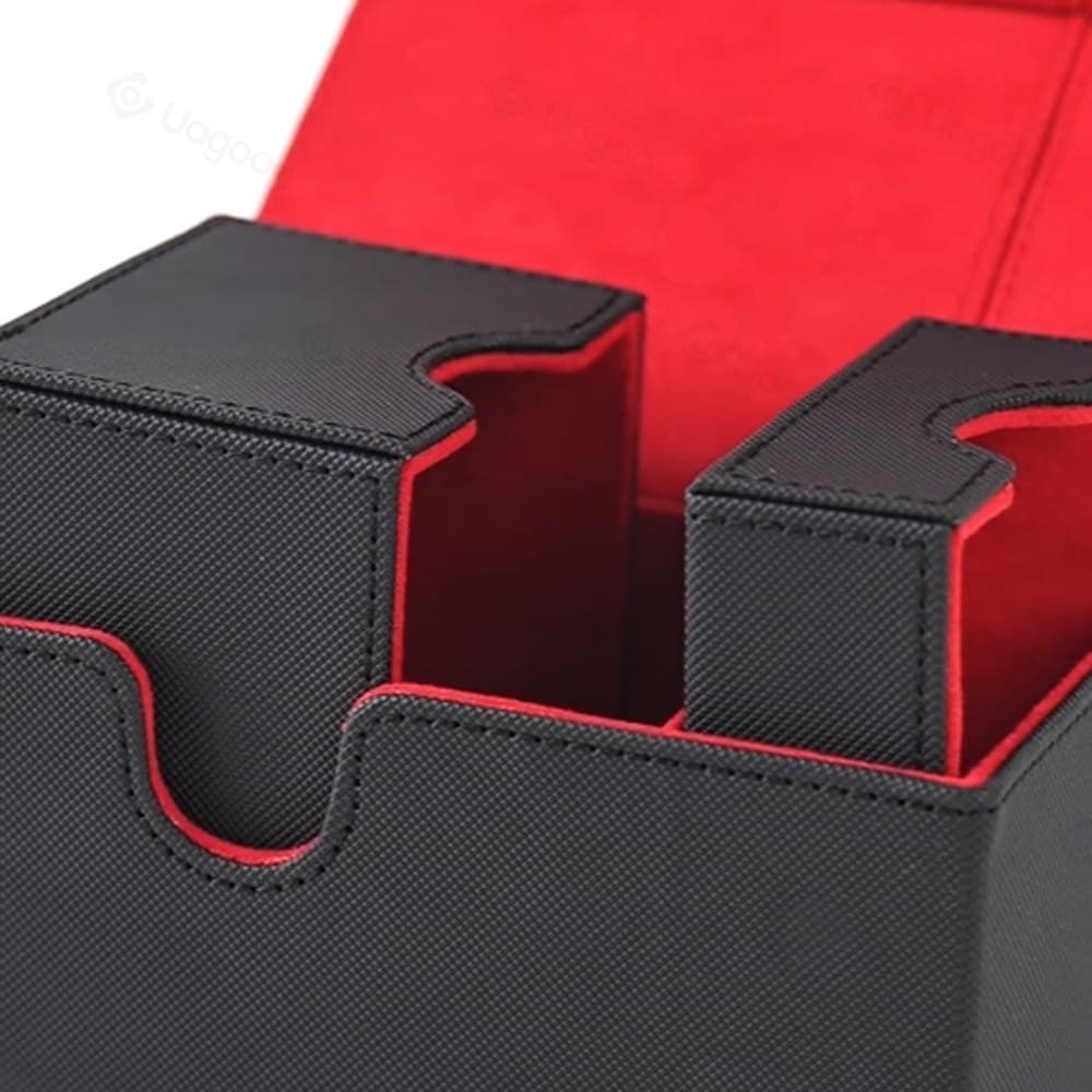 PU Leather Deck Box with Dice Tray, Magnetic Closure thumbnail 6