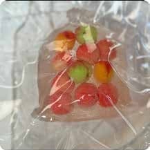 Squishy Fruit Bag Stress Toy – Mixed Fruit, Fidget Squeeze Toy, 8 × 6.5 × 4.6 cm thumbnail 1